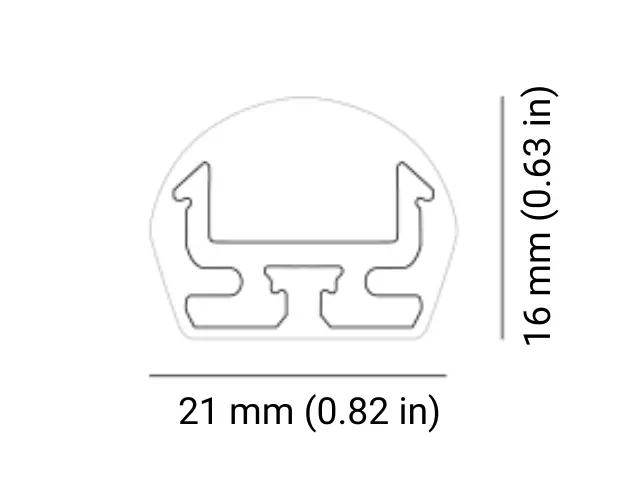 Indoor Luminaire AP03 Single Colour Series Dimensions