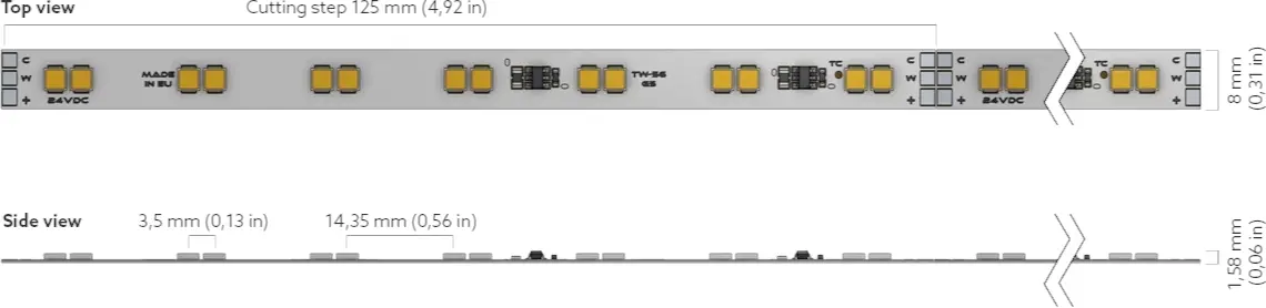 Pro 50 TW Series Dimensions