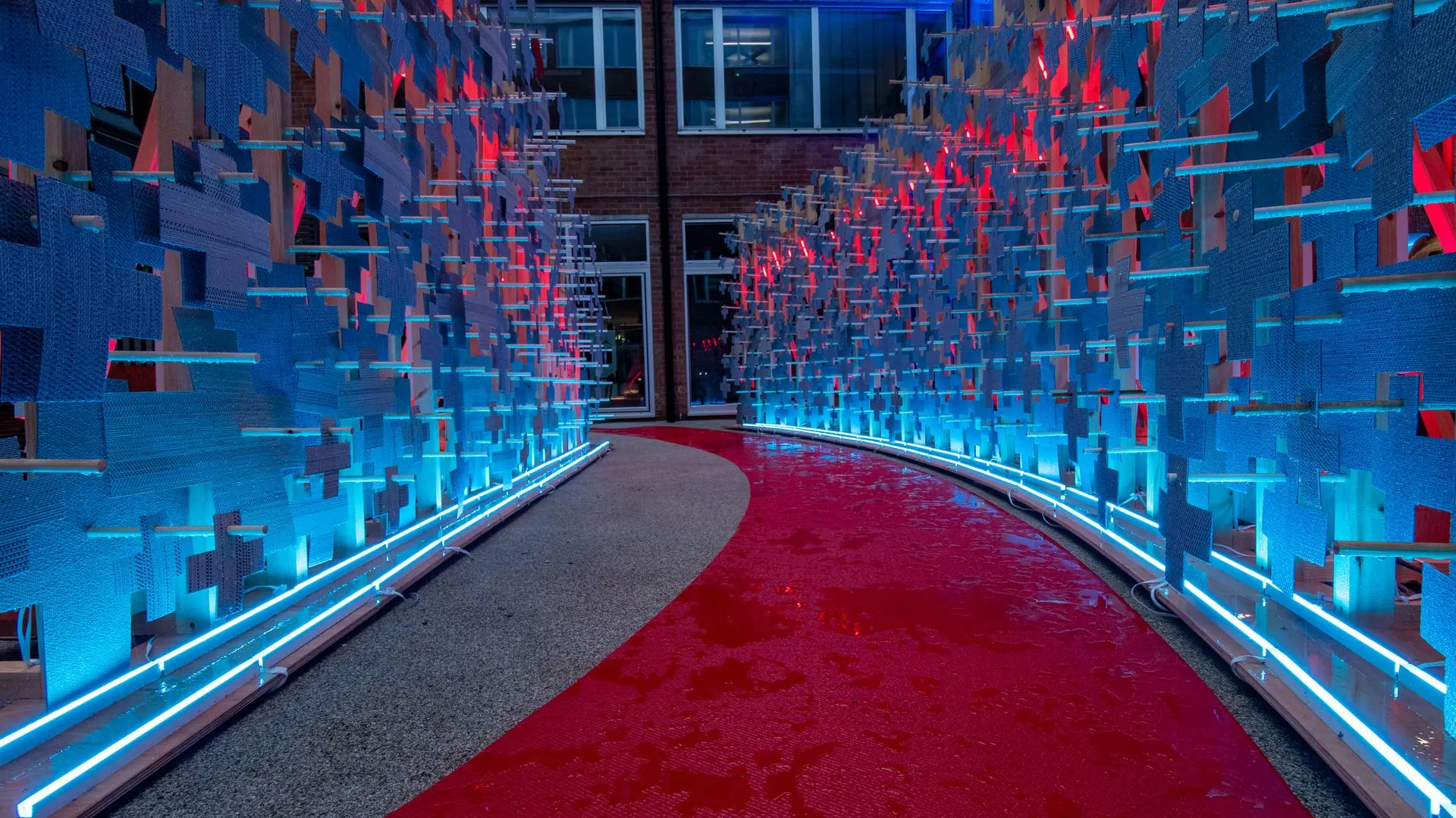 PLUS interactive lighting pavilion at Clerkenwell Design Week 2024