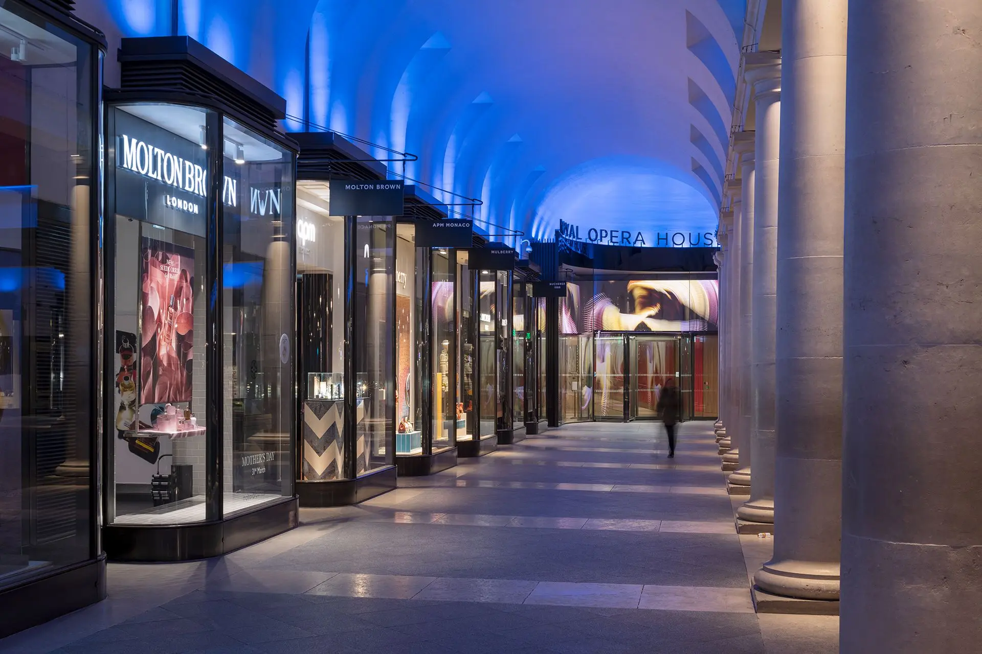 Royal Opera House Retail Arcade Illumination
