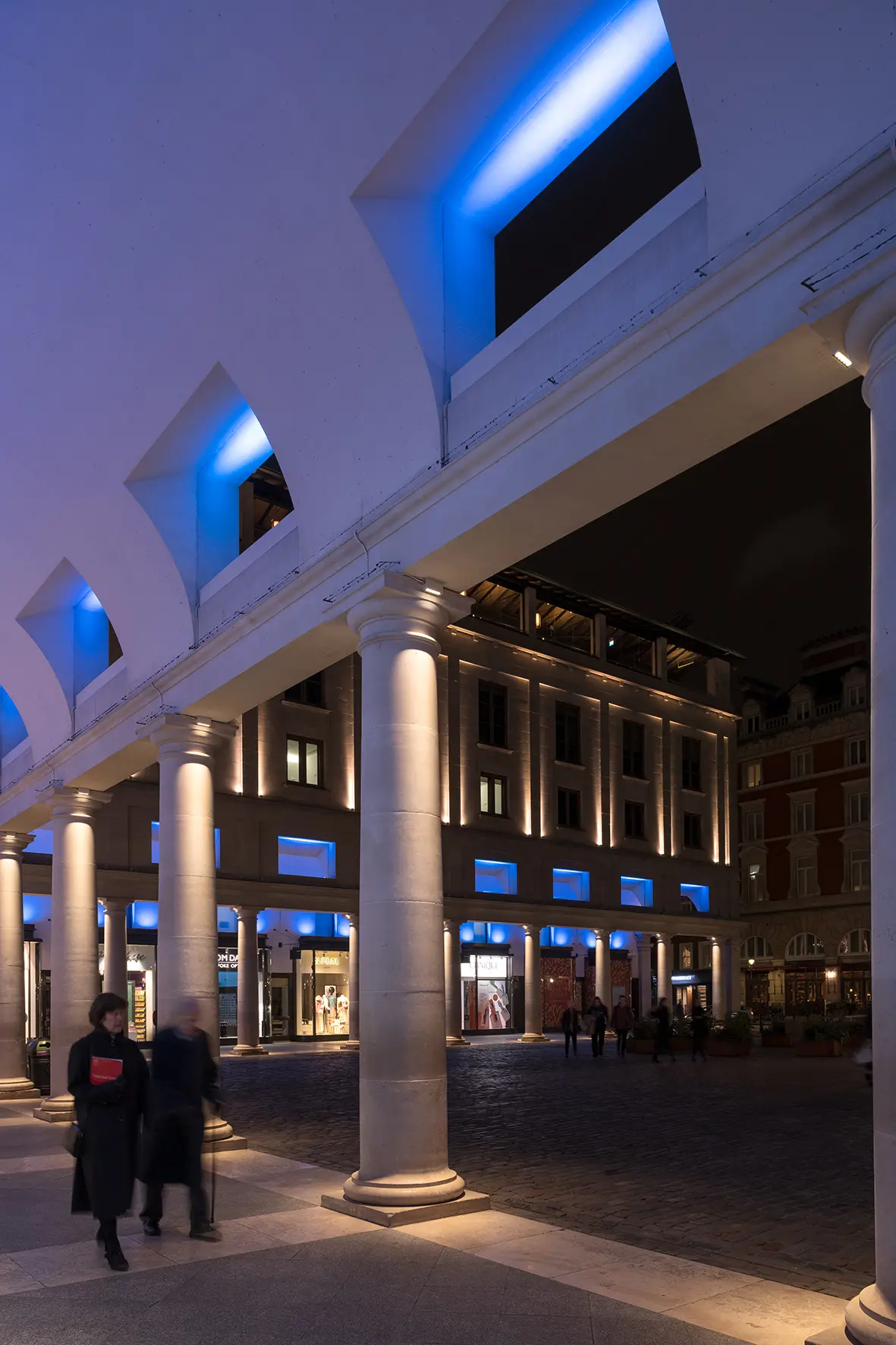 Royal Opera House Exterior Arcade Colonnade