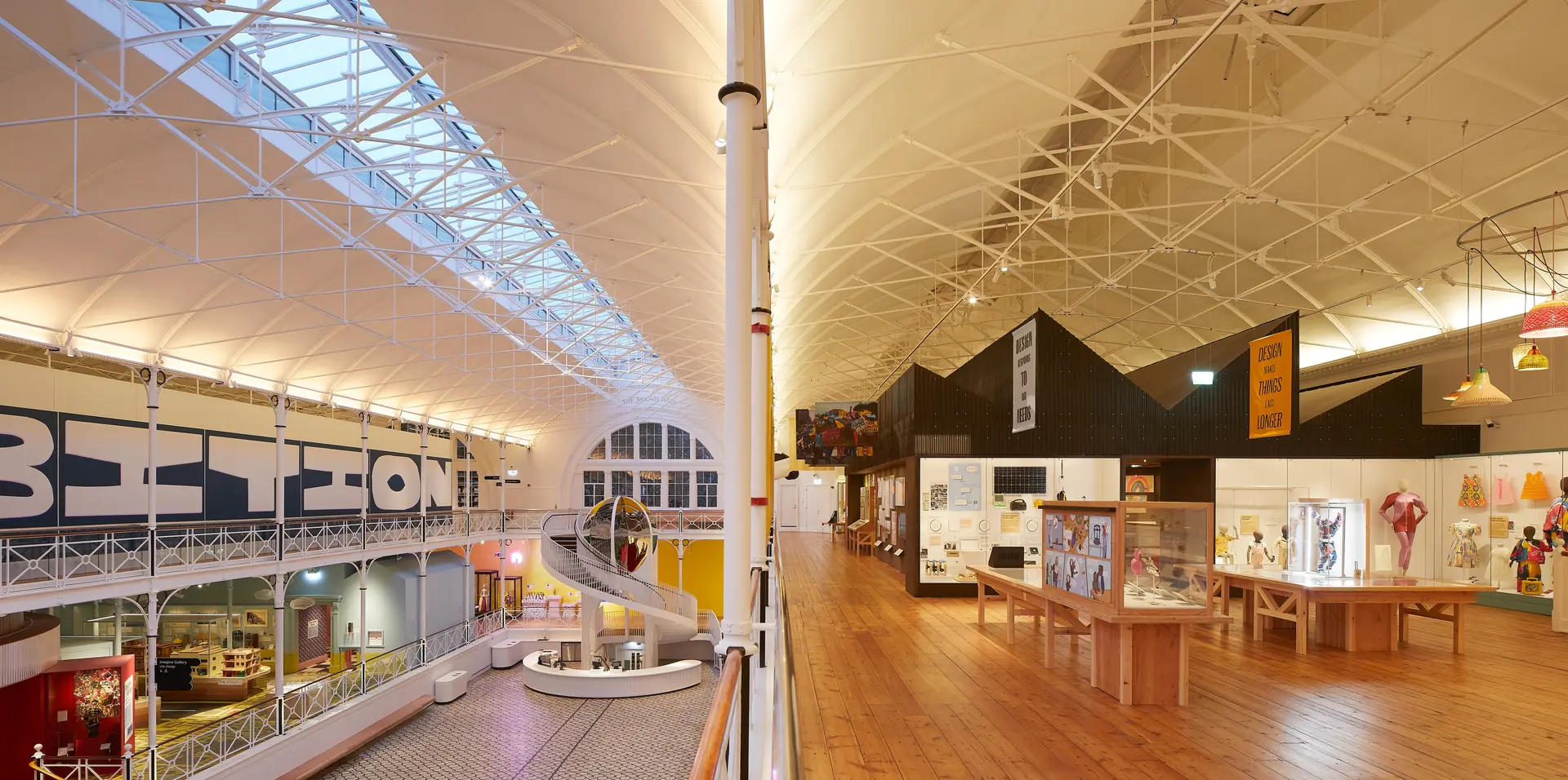 Young V&A Town Square Central Hall and Barrel Vault Ceiling